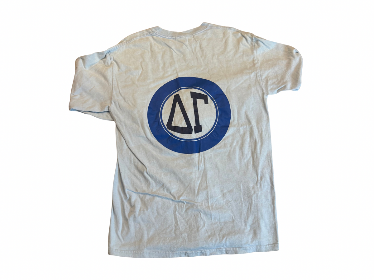 Delta Gamma Long Sleeve Tee — Light Blue