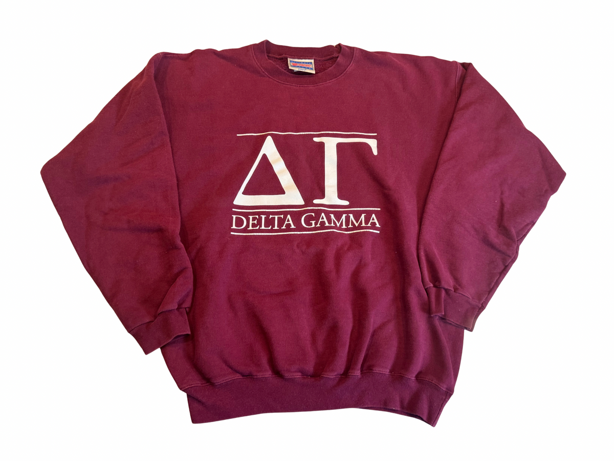 Delta Gamma Maroon Crewneck Sweatshirt
