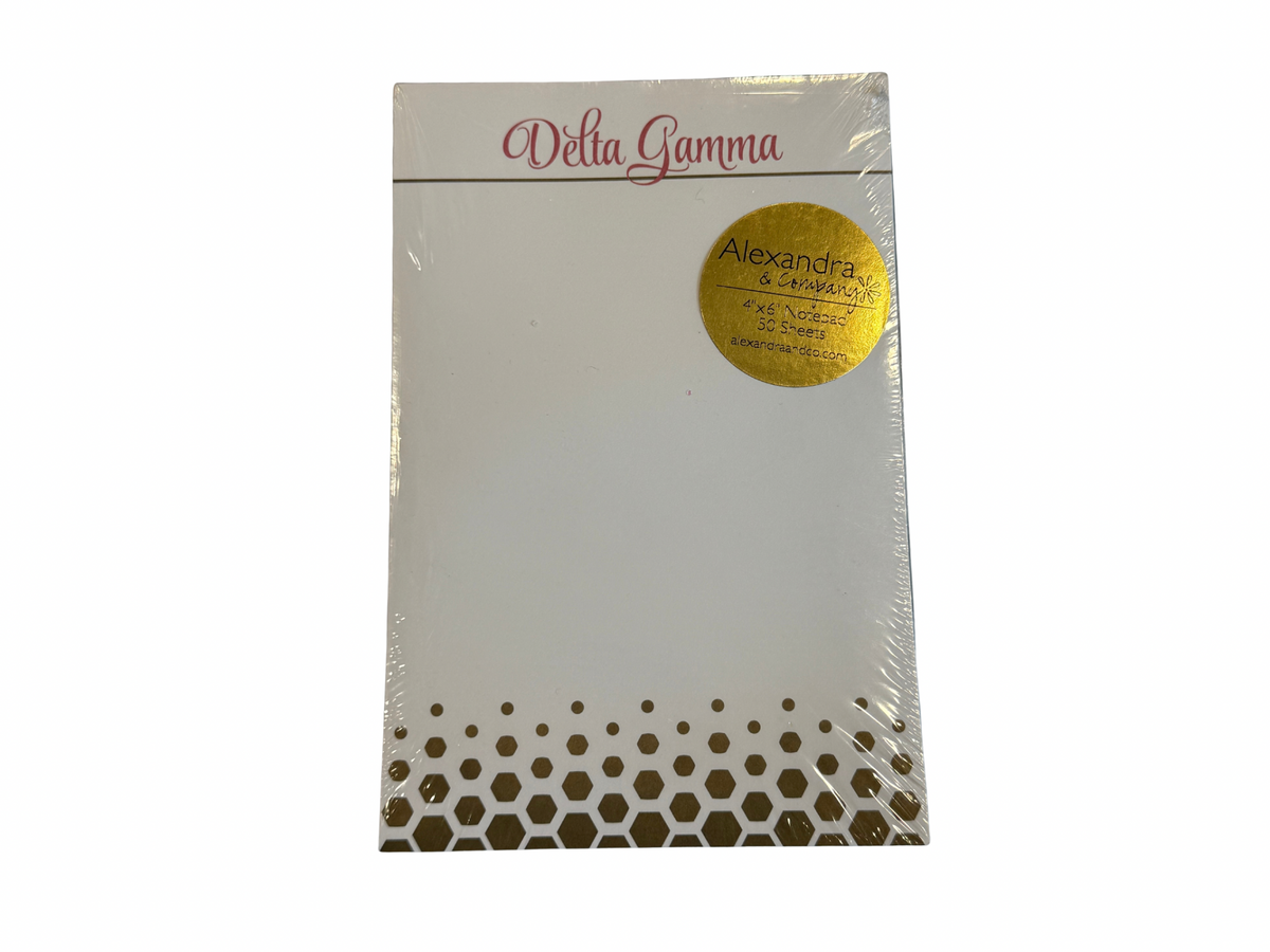 Delta Gamma 4x6 Notepad — 50 Sheets