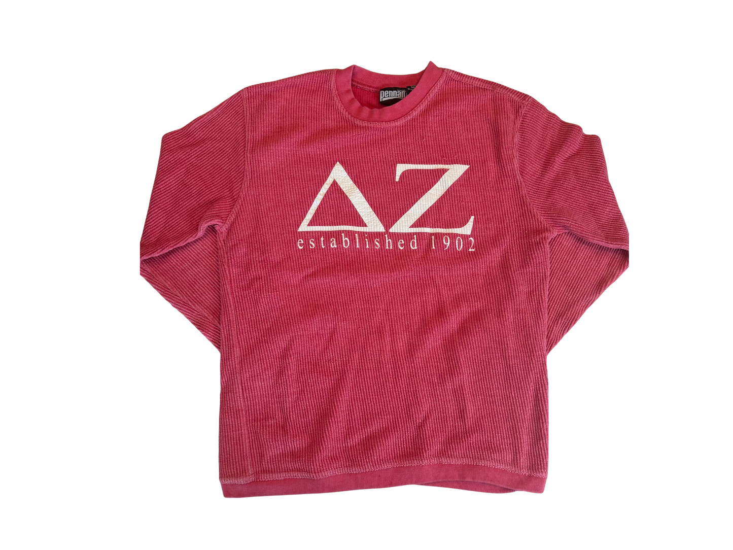 Delta Zeta red Est. 1902 sweatshirt, size medium
