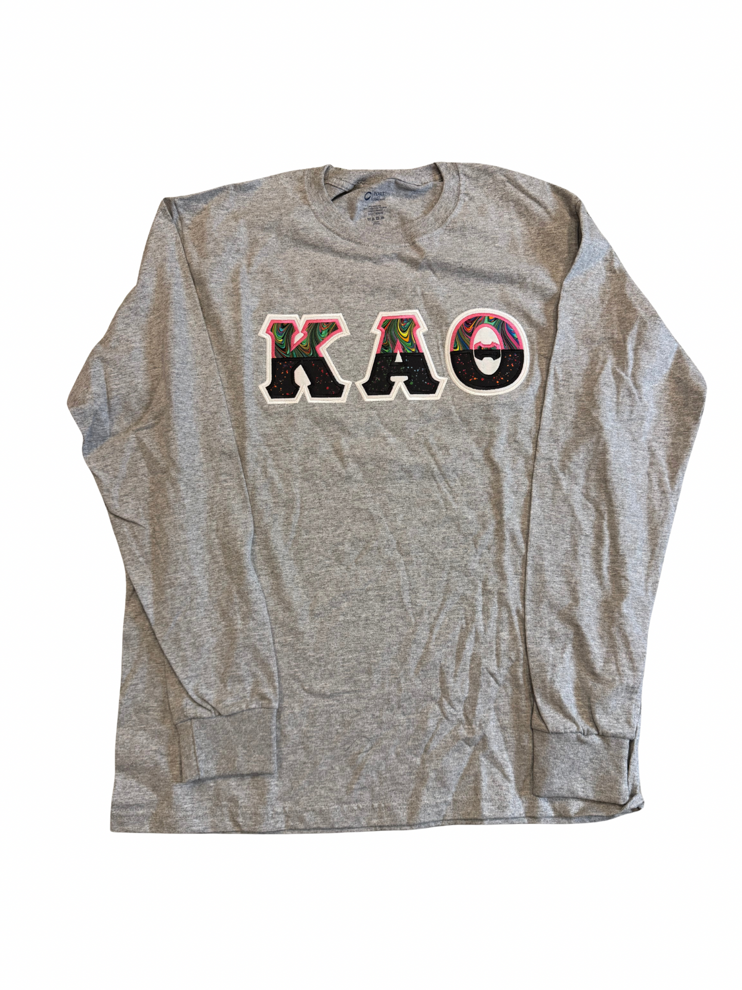 Kappa Alpha Theta Gray Long Sleeve T-Shirt Size M