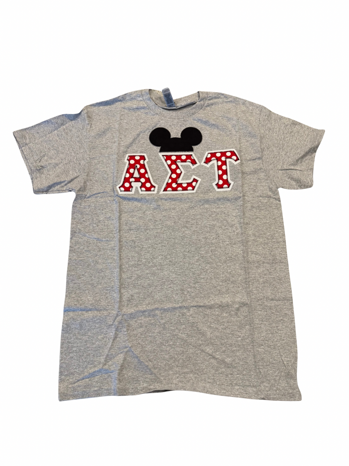 Alpha Sigma Tau Gray Disney T-Shirt Size M