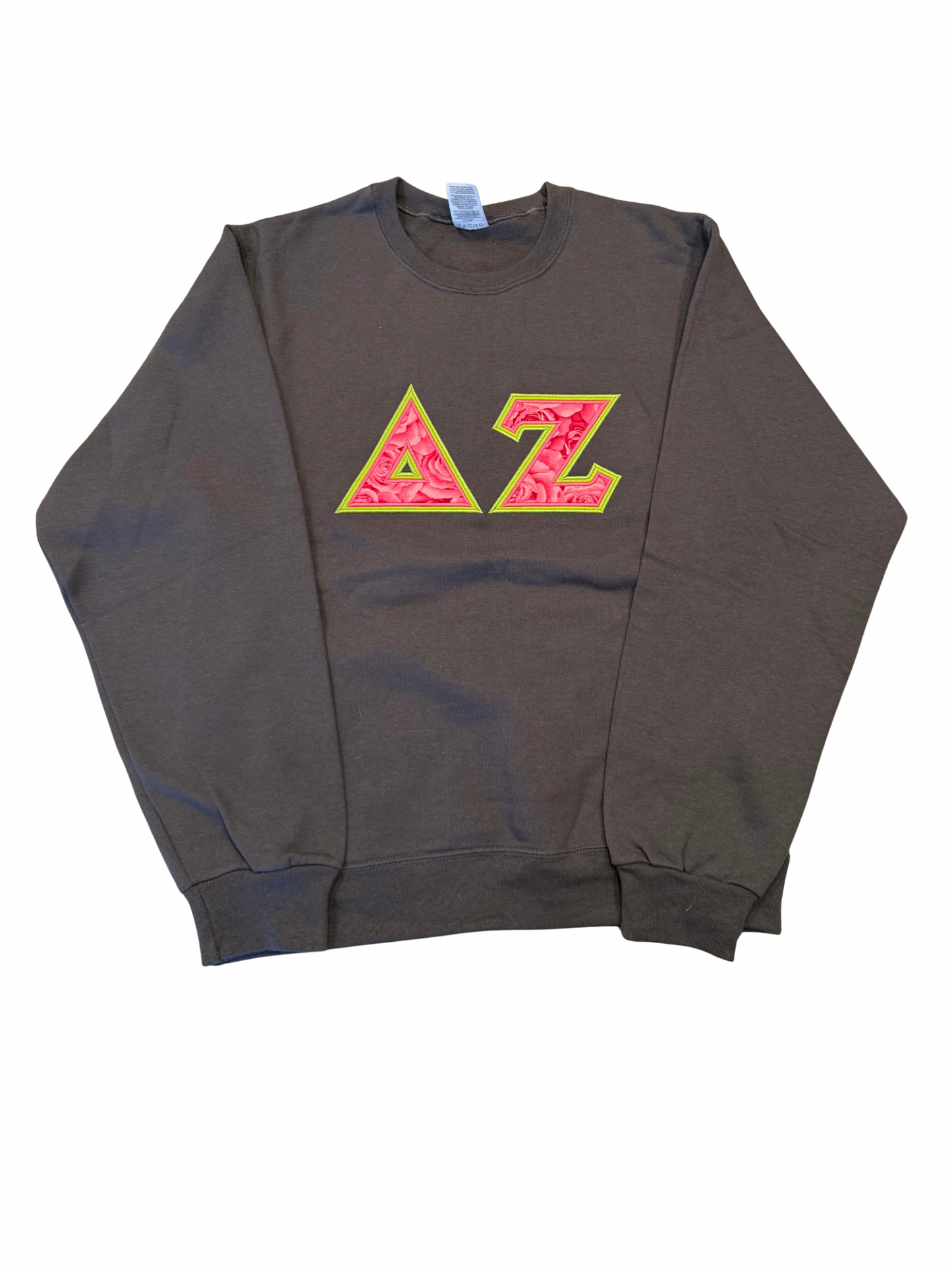 Delta Zeta Gray Sweatshirt Size S