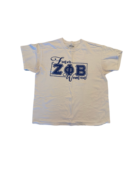 ZPhiB Sparkly Lettered Tee