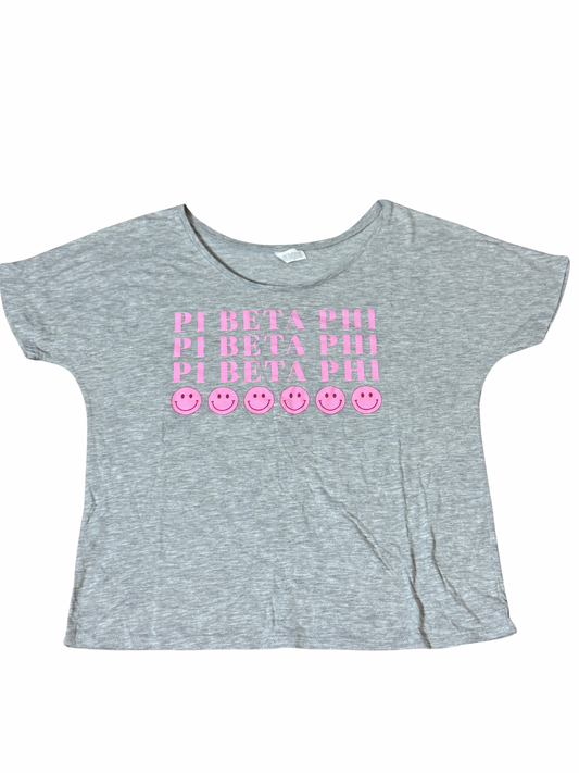 Pi Beta Phi Grey Tee