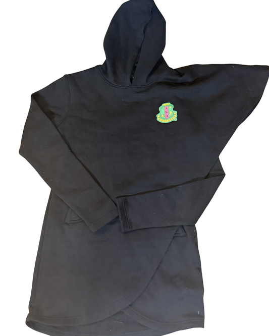 Alpha Kappa Alpha Crest Cape Hoodie Dress