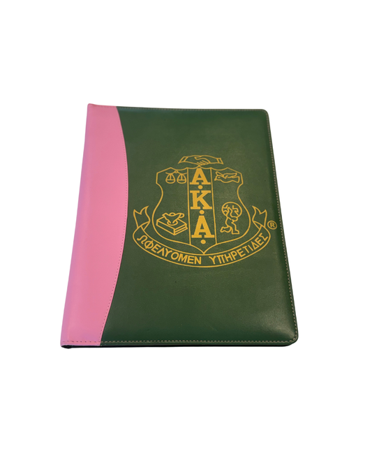 Alpha Kappa Alpha Crest Padfolio / Portfolio Organizer