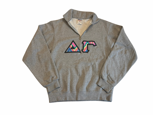 Delta Gamma Quarter-Zip Pullover
