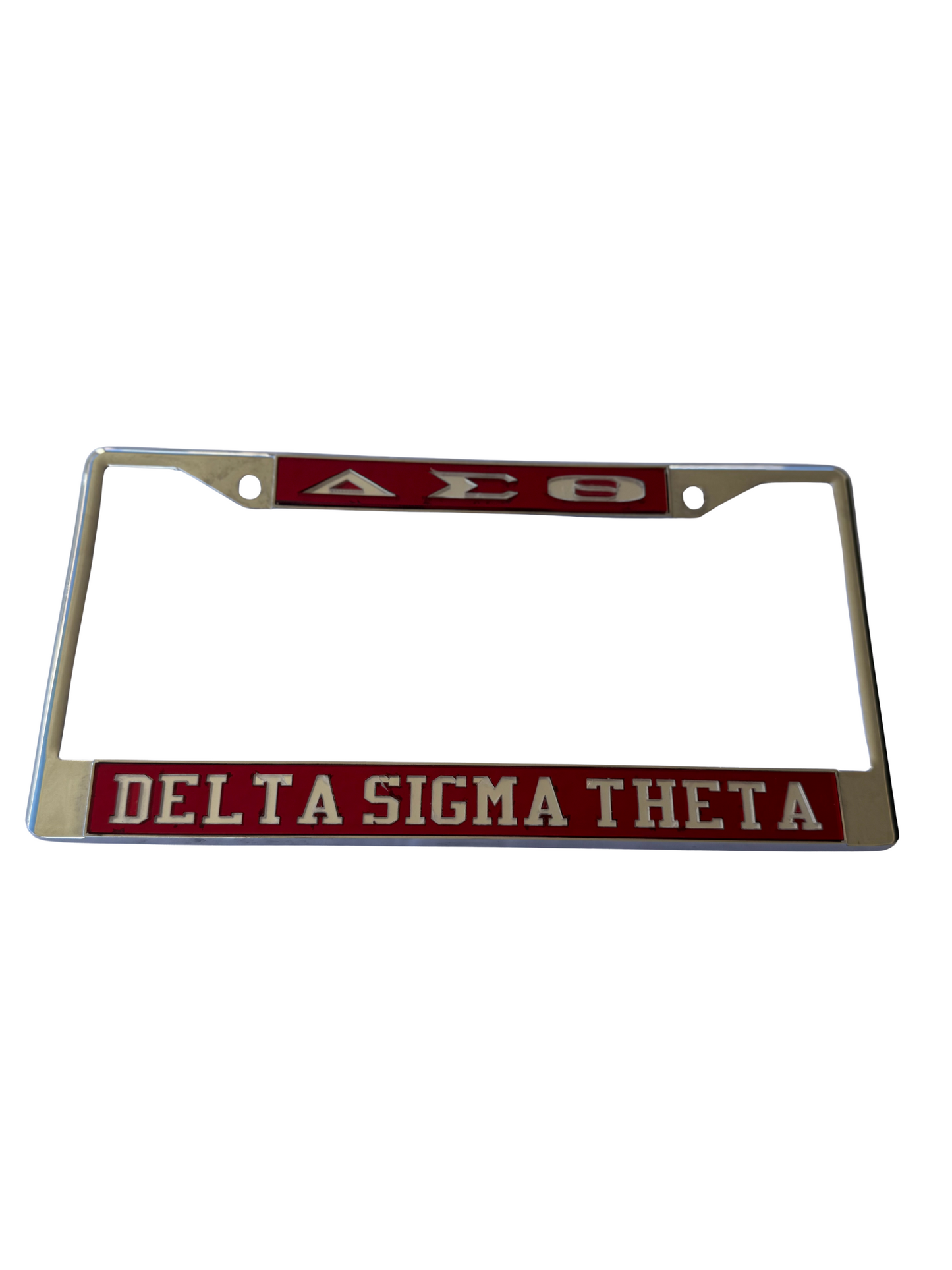 Delta Sigma Theta License Plate Frame