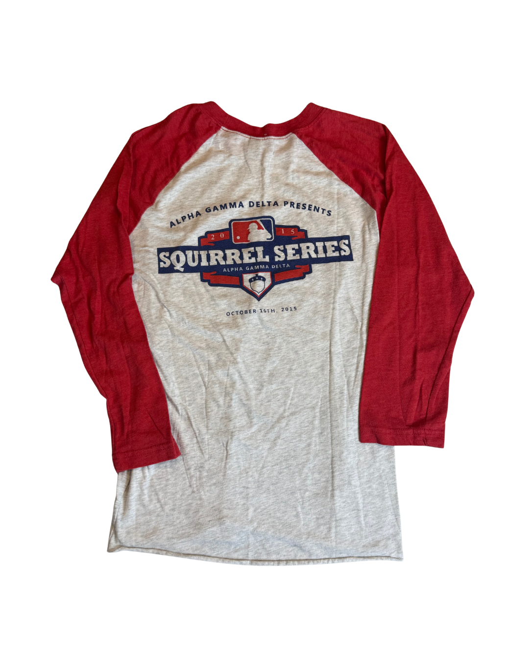 Alpha Gamma Delta Squirrel Series vintage raglan tee