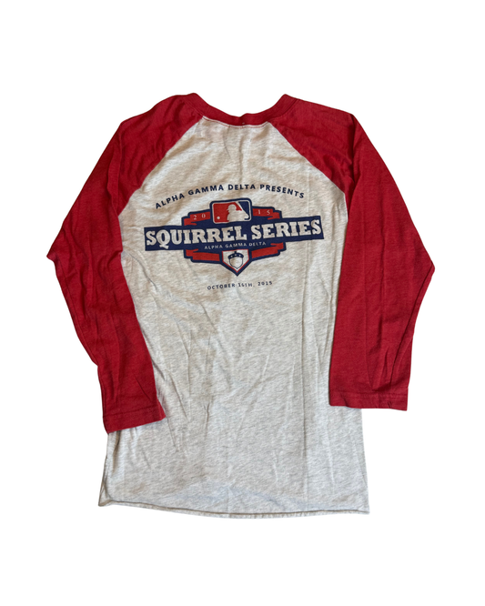 Alpha Gamma Delta Squirrel Series vintage raglan tee