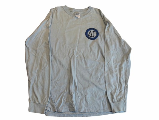 Delta Gamma Long Sleeve Tee — Light Blue