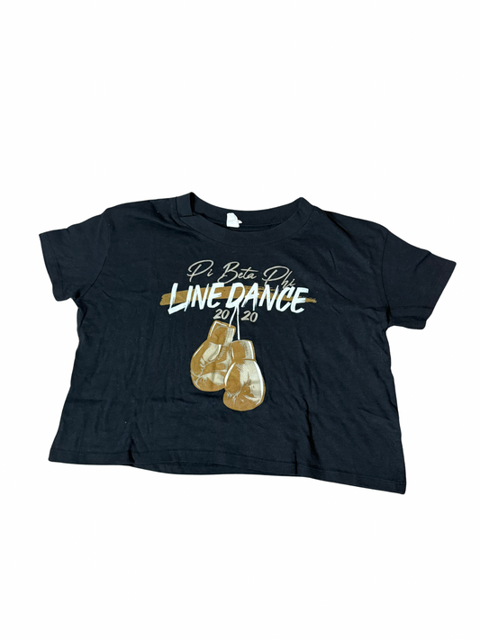 PiPhi Line Dance Crop Tee
