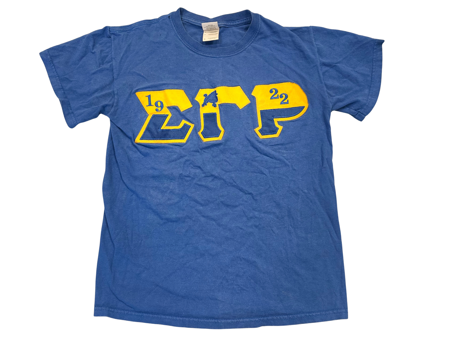 Sigma Gamma Rho Blue Letter Tee 1922 Size S