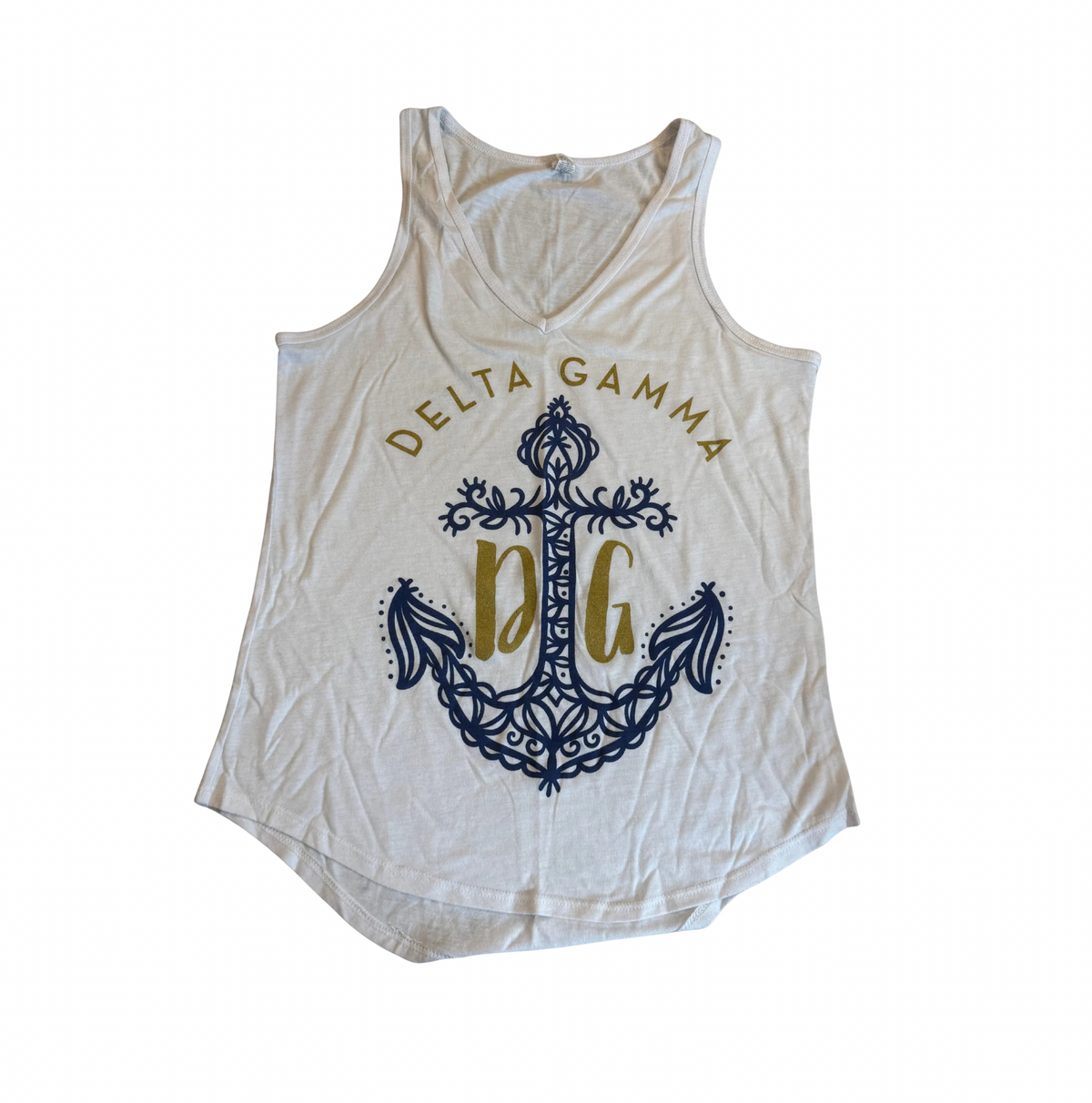 Delta Gamma Anchor DG Tank - Size M