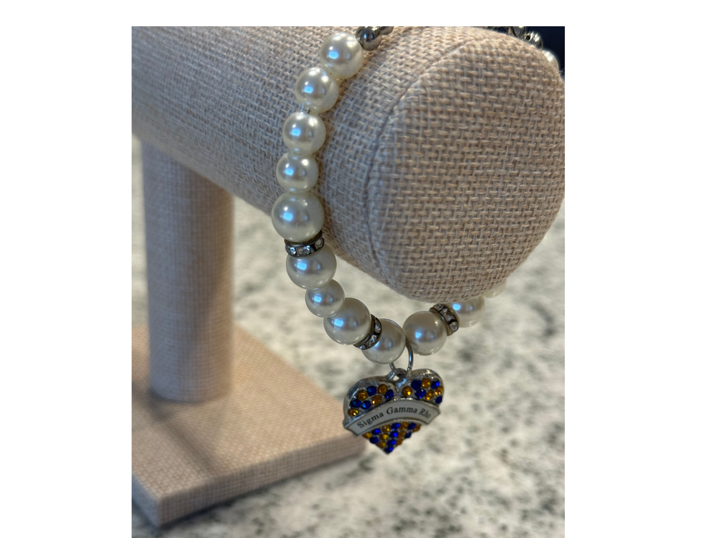 Sigma Gamma Rho Pearl Bracelet Set | 2 Pieces
