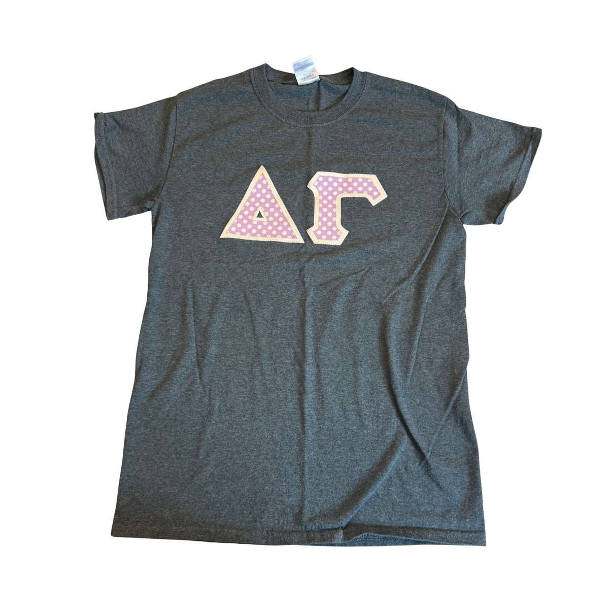 Delta Gamma Polka Dot Letters Tee - Size S