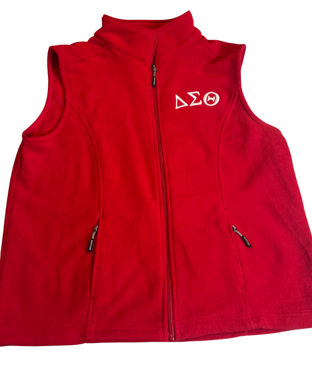 Delta Sigma Theta Fleece Vest – Red