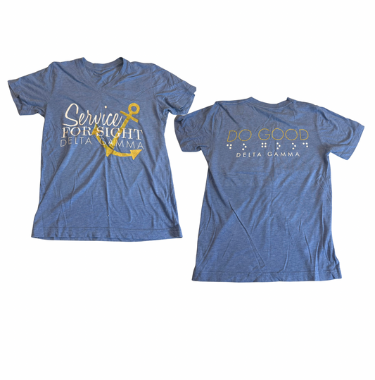 Delta Gamma Service For Sight Do Good Tee - Size M