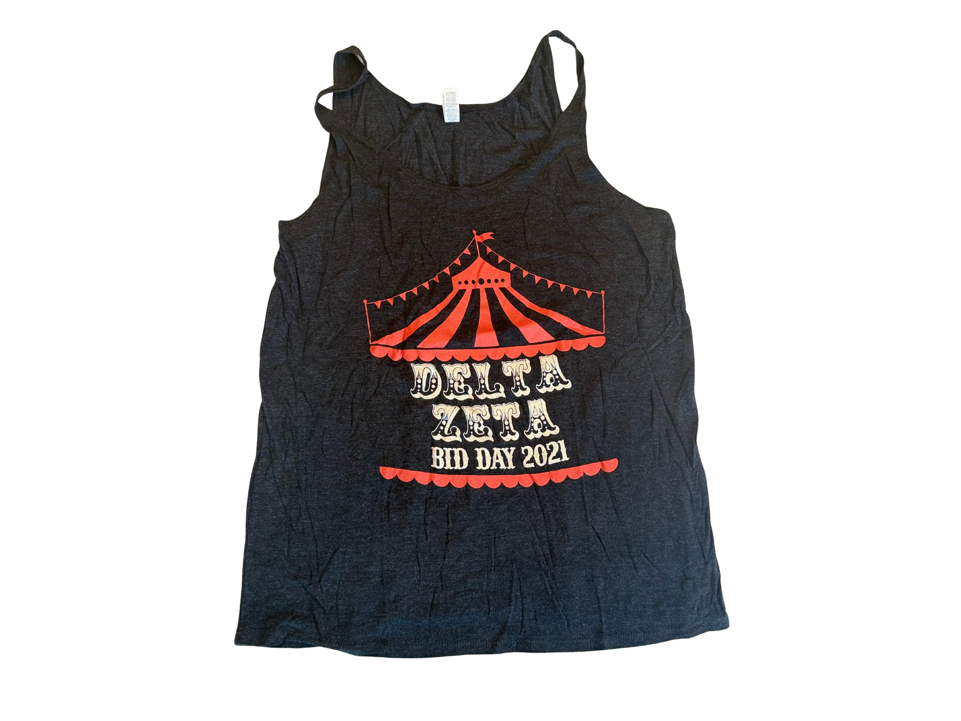 Delta Zeta throwback Bid Day 2021 tank, size medium