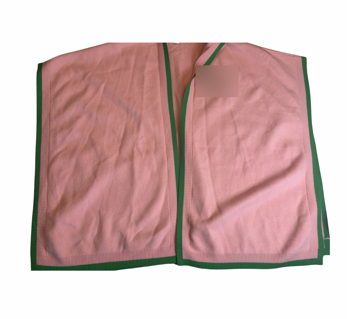 Pink Hooded Cape with Green Trim - 3XL