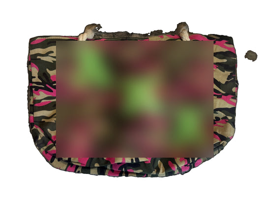 Pink & Green Camo Tote
