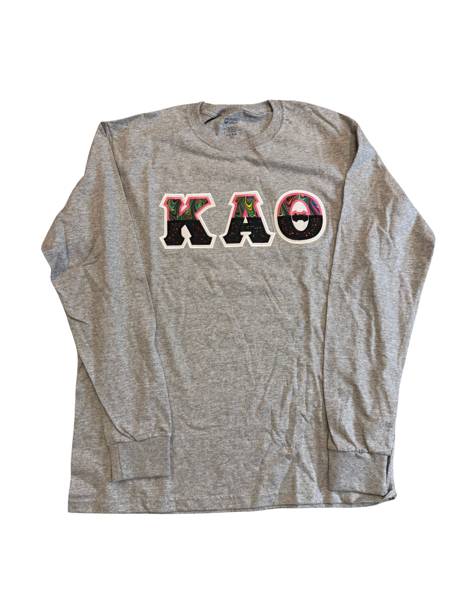 Kappa Alpha Theta Gray Long Sleeve T-Shirt Size M