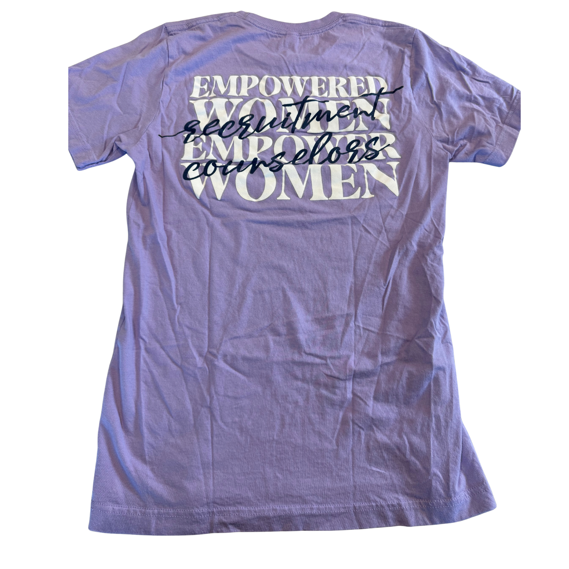 AOII Sisterhood Recruitment Counselors Tee Back