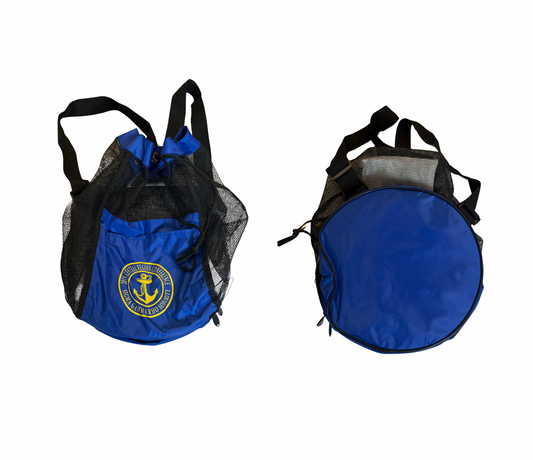 Sigma Gamma Rho 2019 Central Region blue and black mesh utility backpack