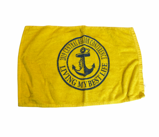 Sigma Gamma Rho 2019 Central Region Conference commemorative towel