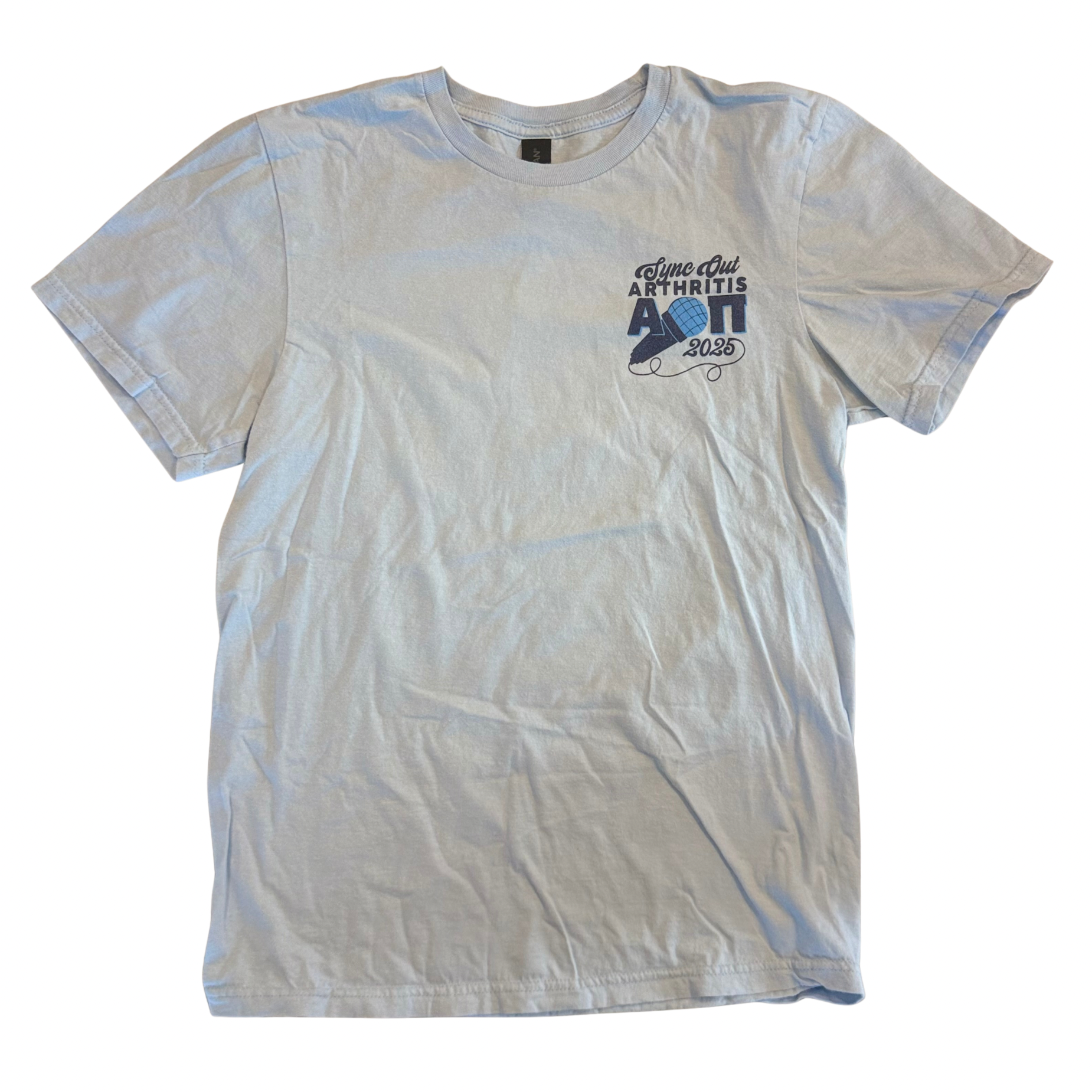 Alpha Omicron Pi Sync Out Arthritis Philanthropy Tee Front