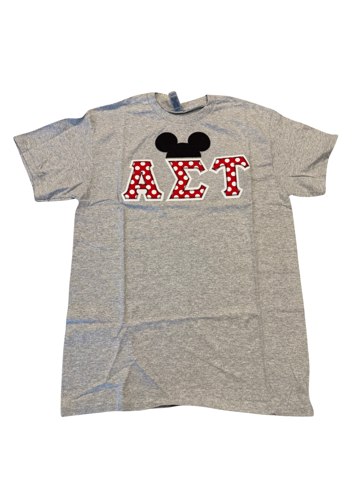 Alpha Sigma Tau Gray Disney T-Shirt Size M