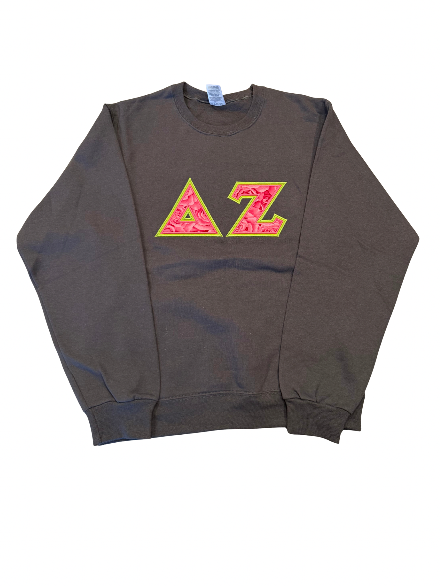 Delta Zeta Gray Sweatshirt Size S