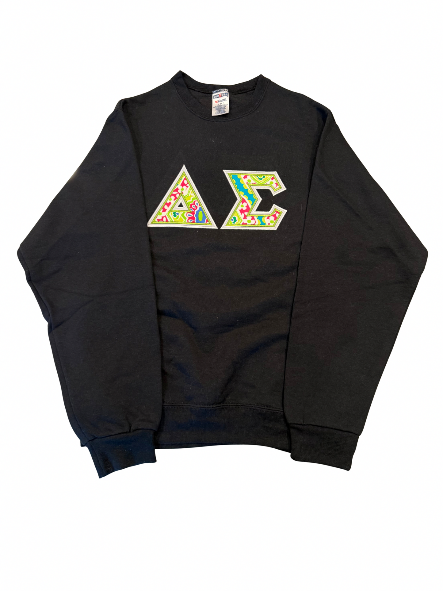 Delta Sigma Black Sweatshirt Size S