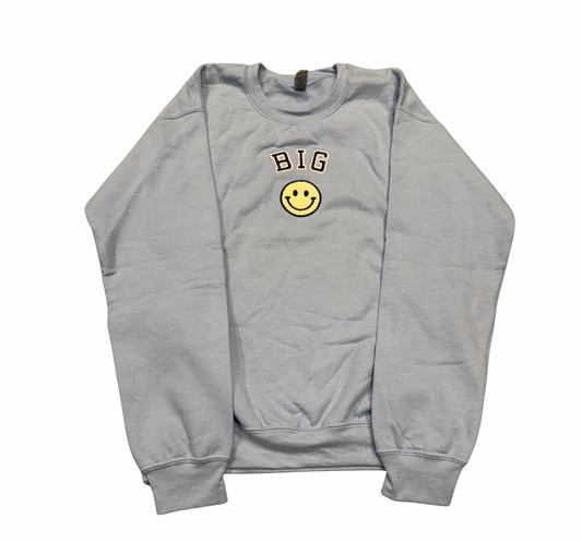 ZTA Light Blue Big Crewneck Sweatshirt Size S